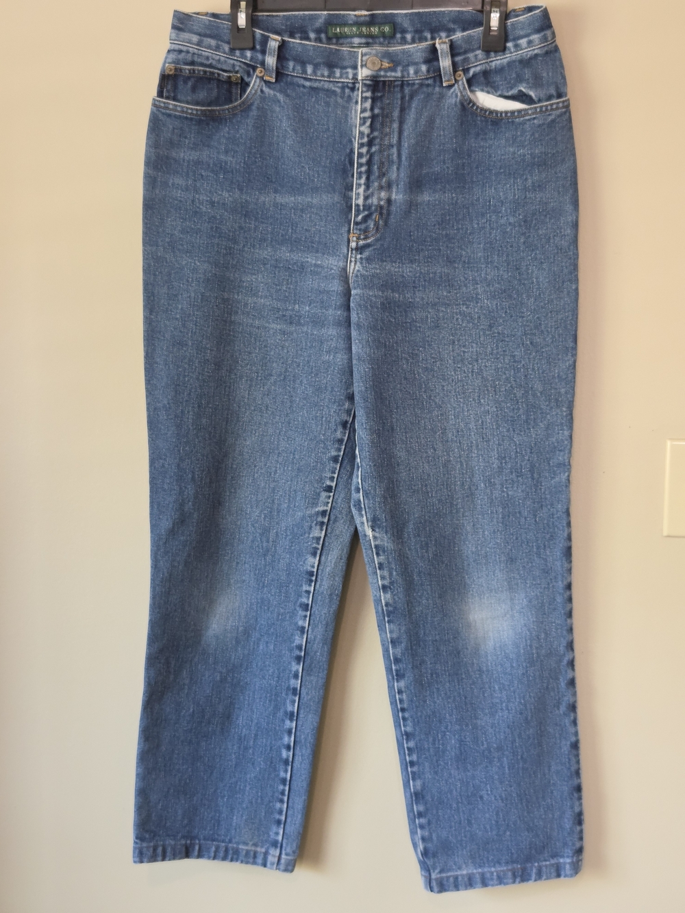 Vintage Lauren Jeans Co Ralph Lauren Jeans Size 12 High Rise Straight Leg Y2K